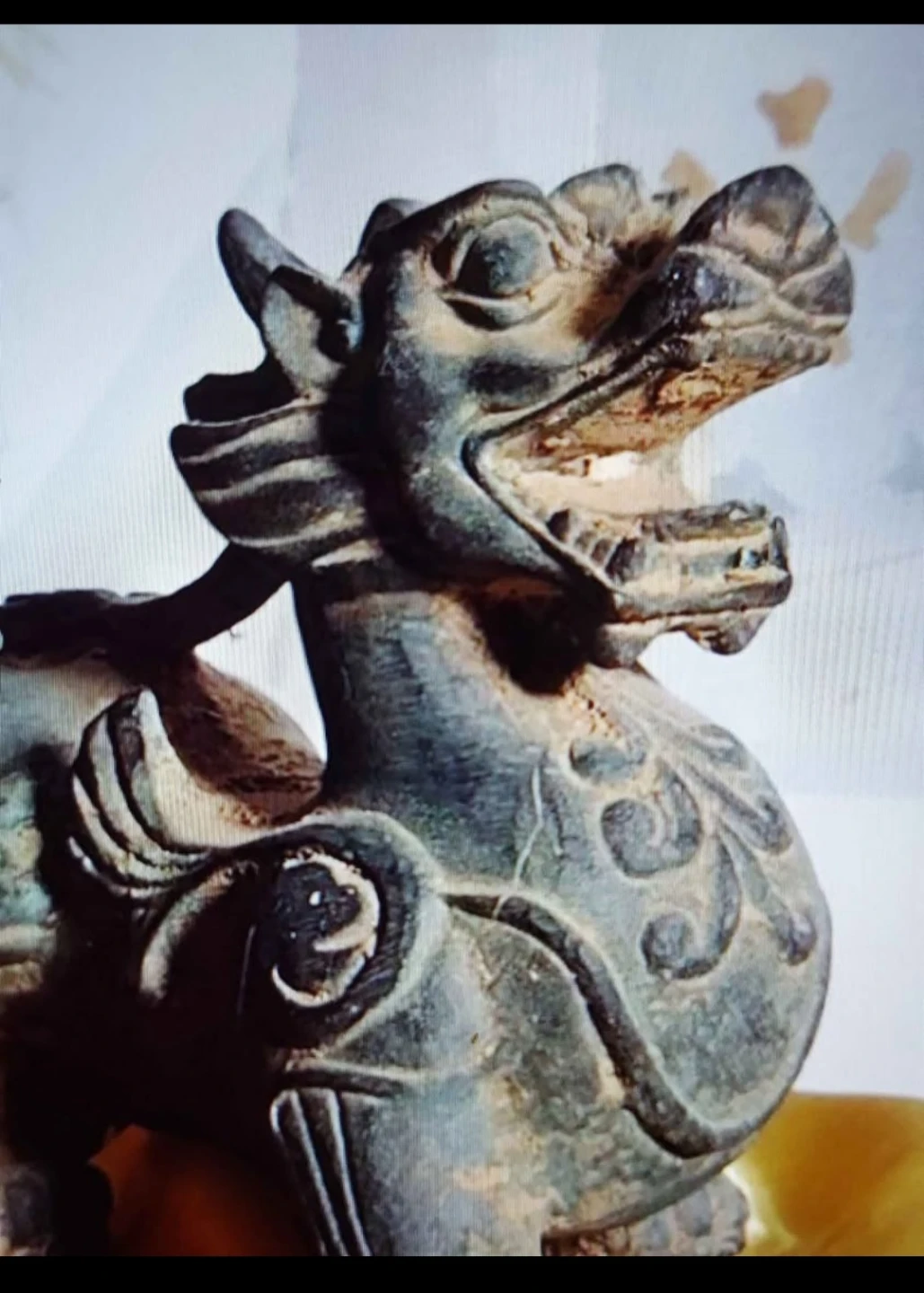 Very Rarer Antique Bronze Dragon Statue