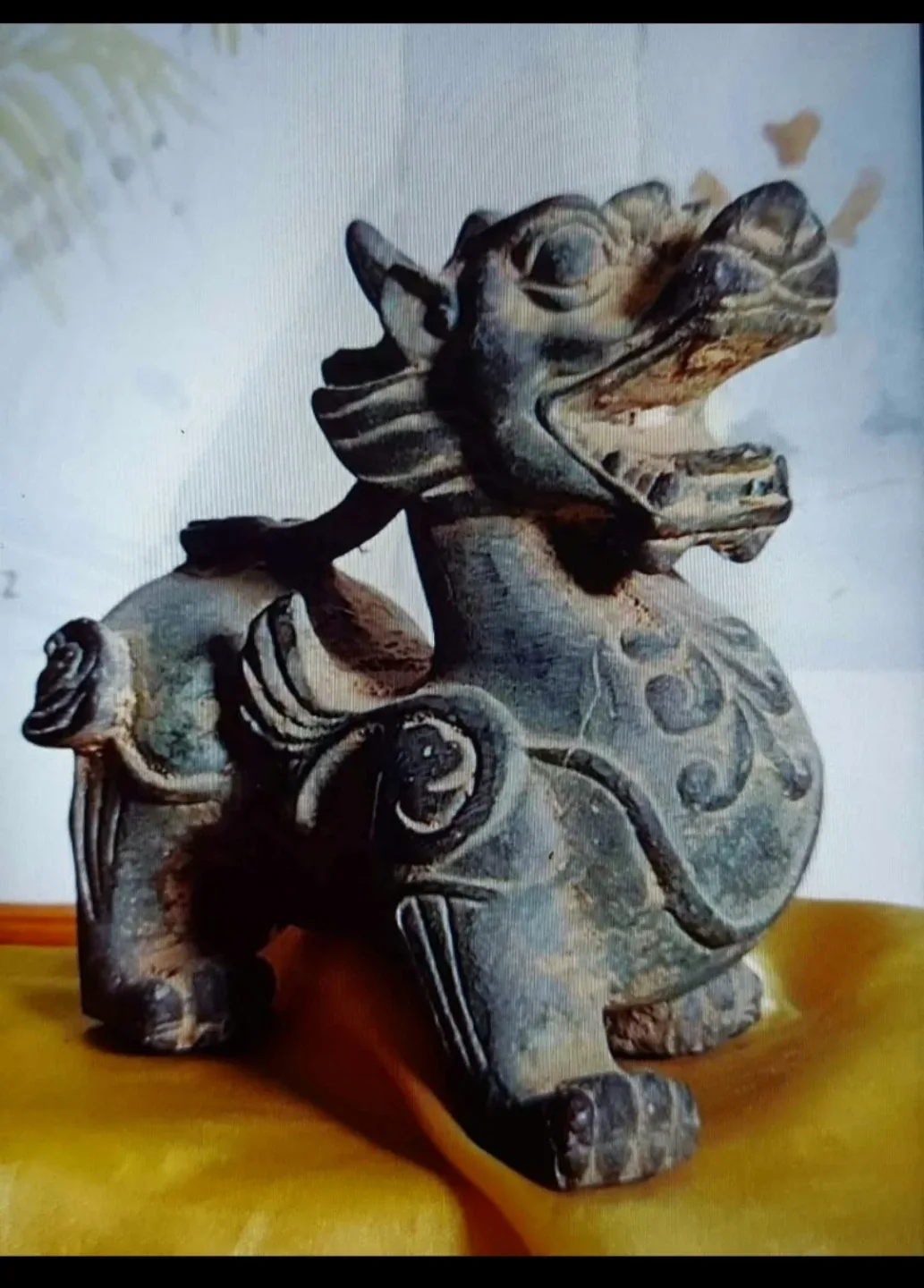 Very Rarer Antique Bronze Dragon Statue image indicator(2)