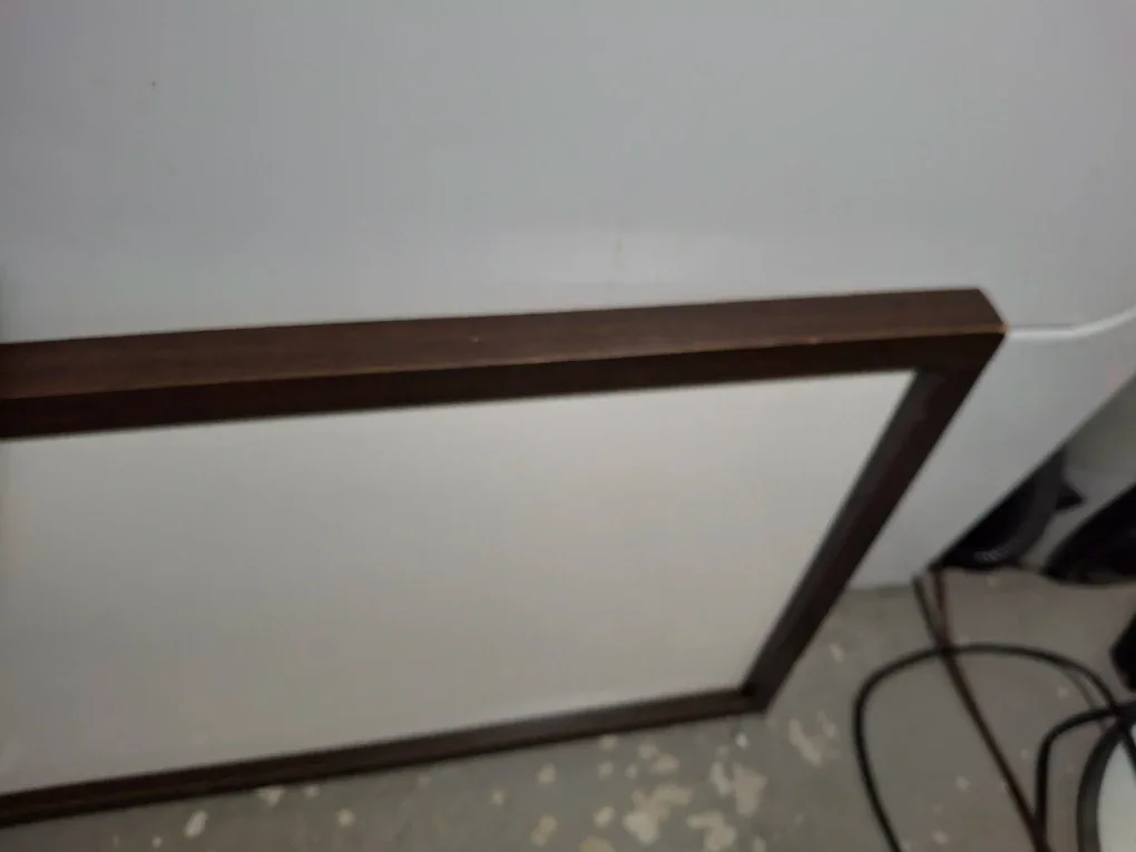 Whiteboard with woodframe non-magnetic 36"x15" image indicator(6)