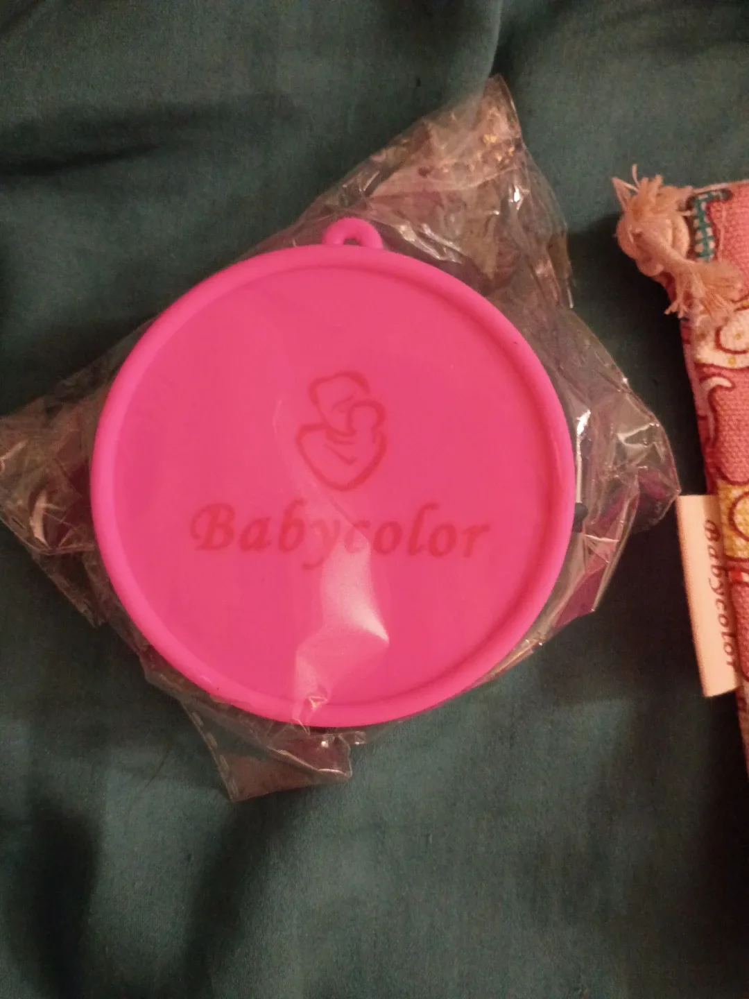Babycolor Pink Container & Patterned Pouch image indicator(2)