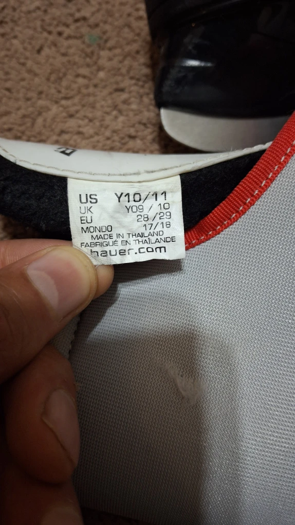 Bauer Youth Hockey Skates - Size Y10/11 - photo 2
