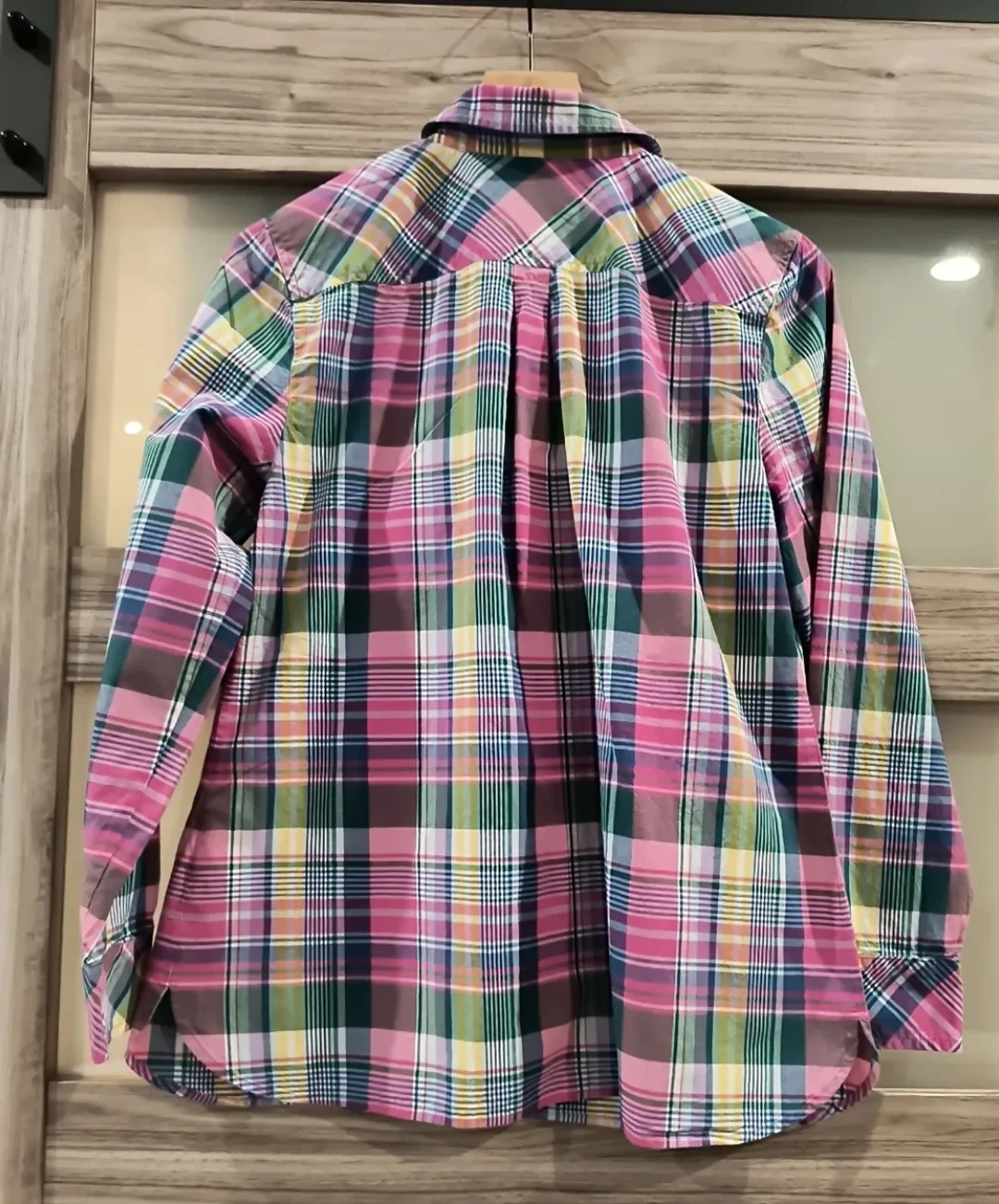 Talbots Plaid Button-Down Shirt - Size M image indicator(7)