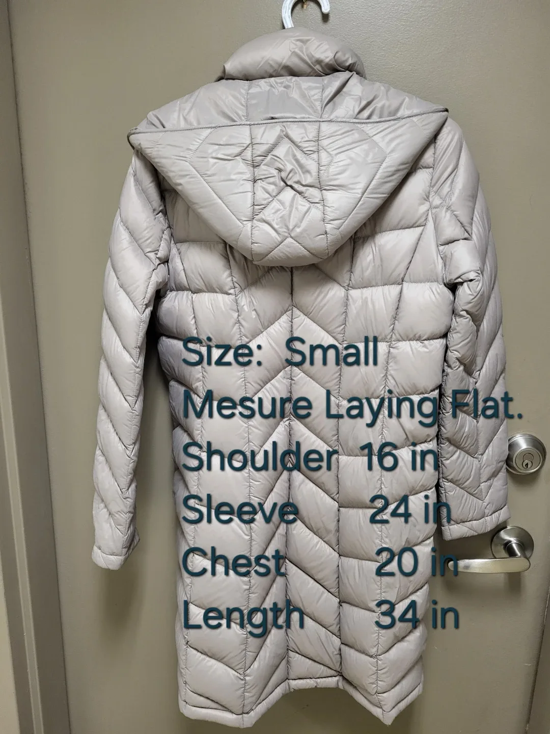 🛍️ Calvin Klein Premium Down Blend Packable Puffer Coat - Size S image indicator(2)