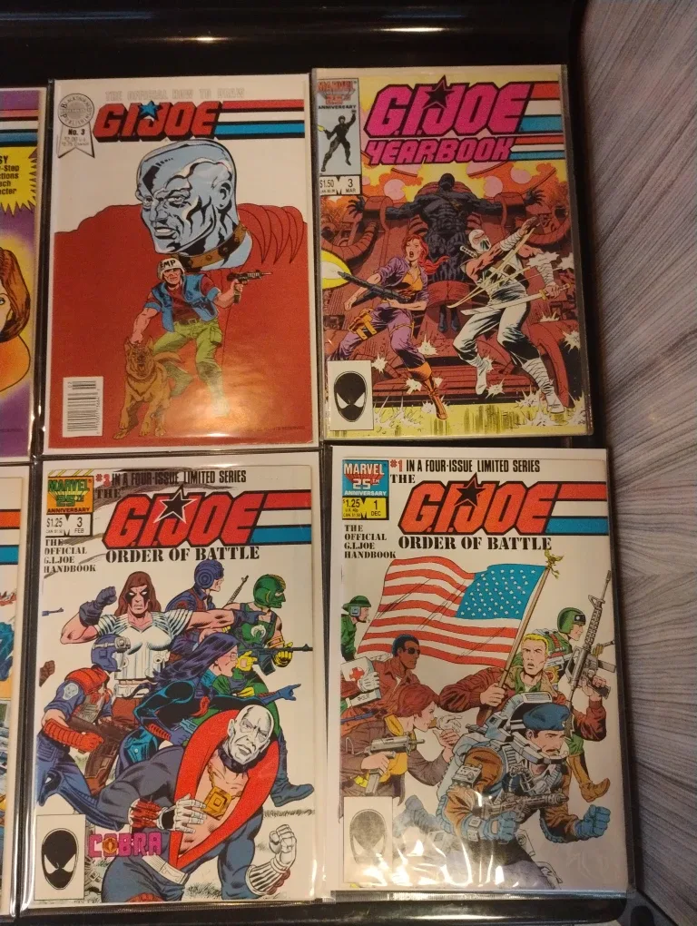 G.I. Joe Comic Book Lot.. how to draw GI Joe.. order of battle. image indicator(3)