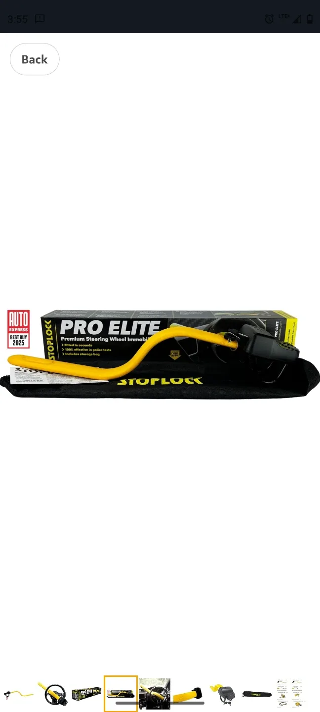 Stoplock Pro Elite Steering Wheel Immobiliser image indicator(5)