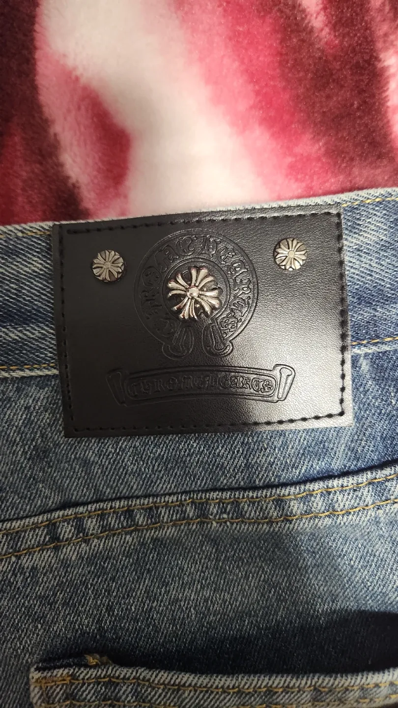 Reps!!!! Chrome Hearts Denim Jeans image indicator(4)