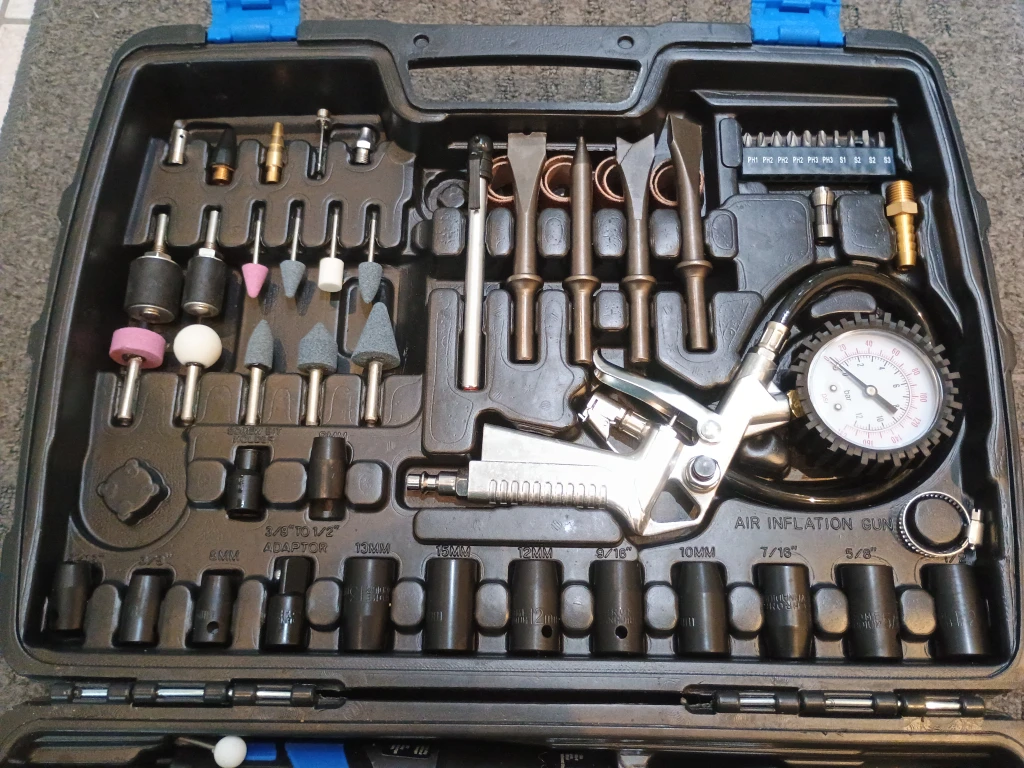 Mastercraft Air Tool Combo Kit w/ Accessories - photo 5