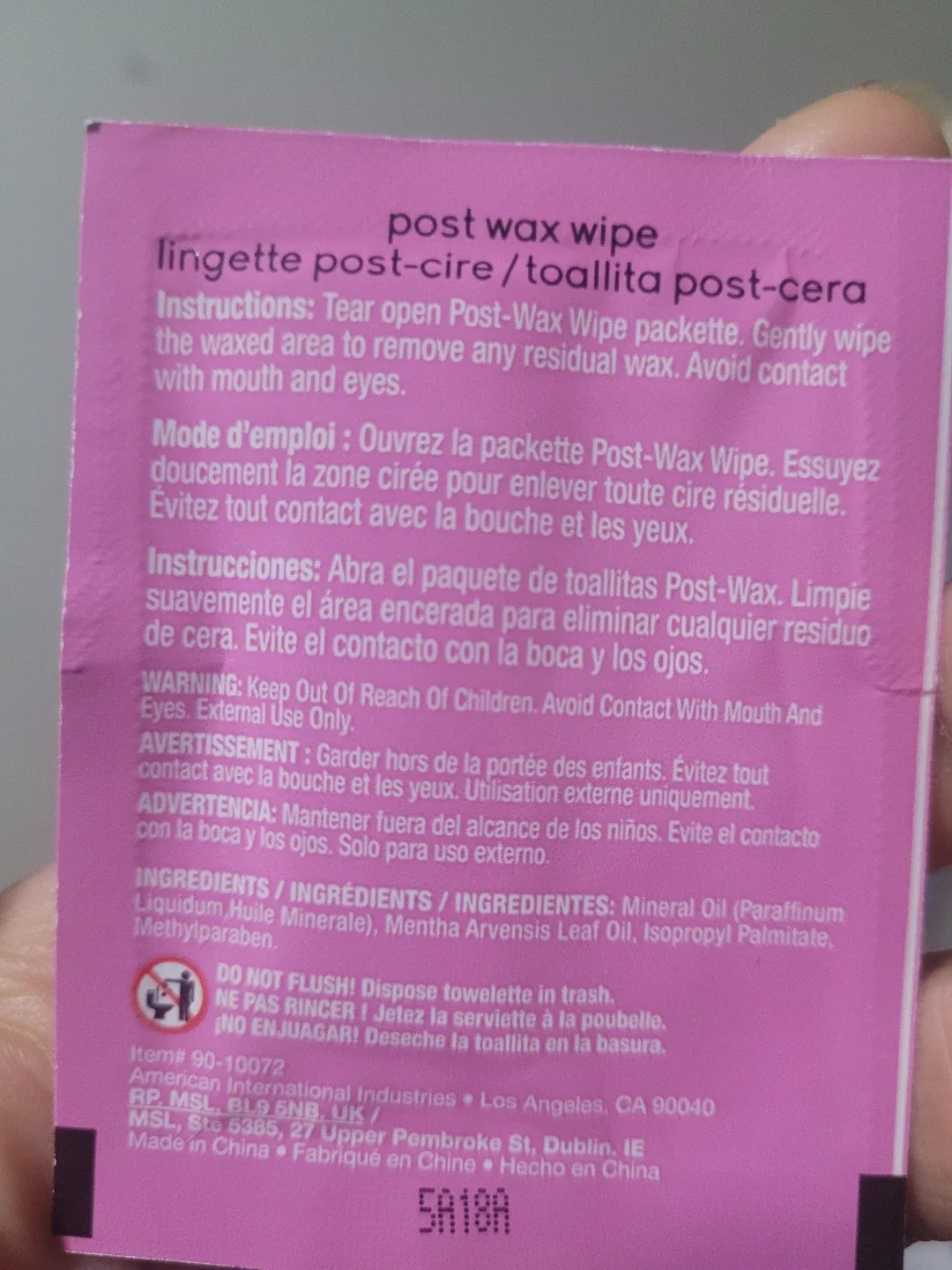 30 Sliick Wax Strips + 10 post wax wipes image indicator(6)