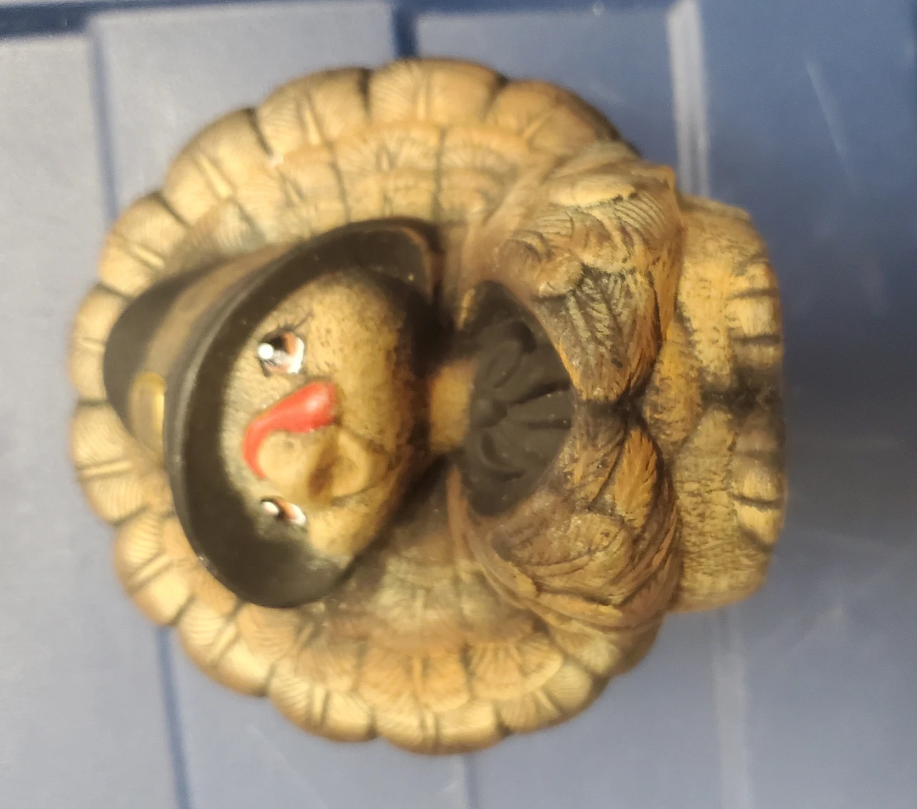 Thanksgiving Turkey Figurine vintage - photo 2