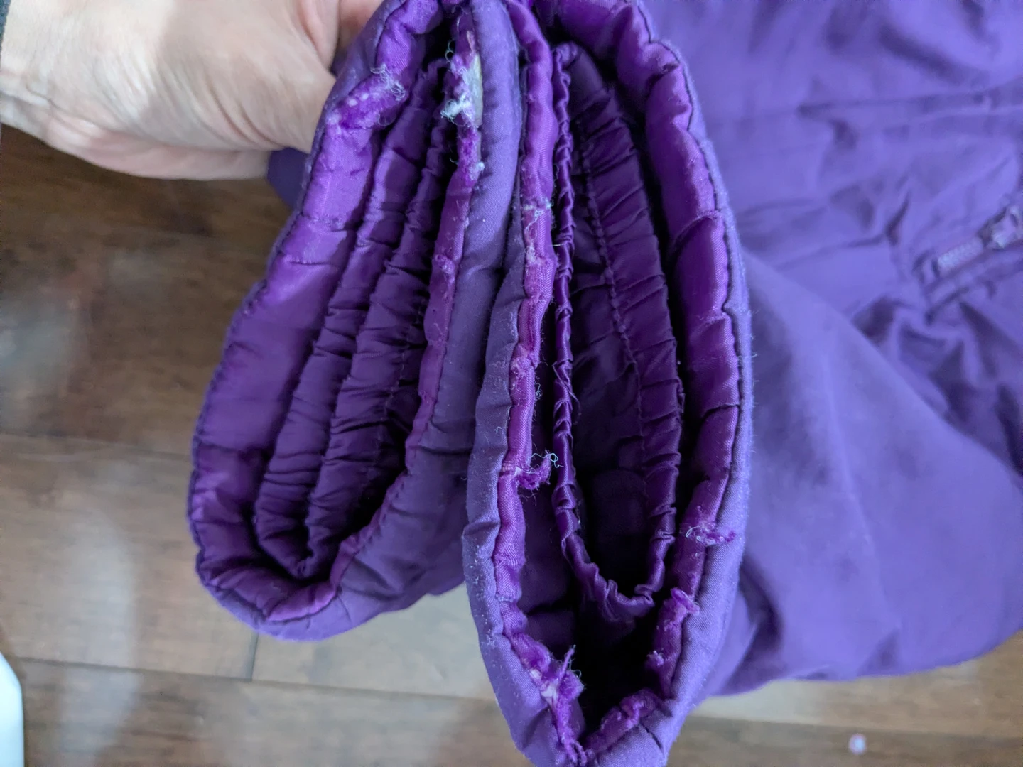 Weathertamer Purple Snowsuit Size 24M - photo 3