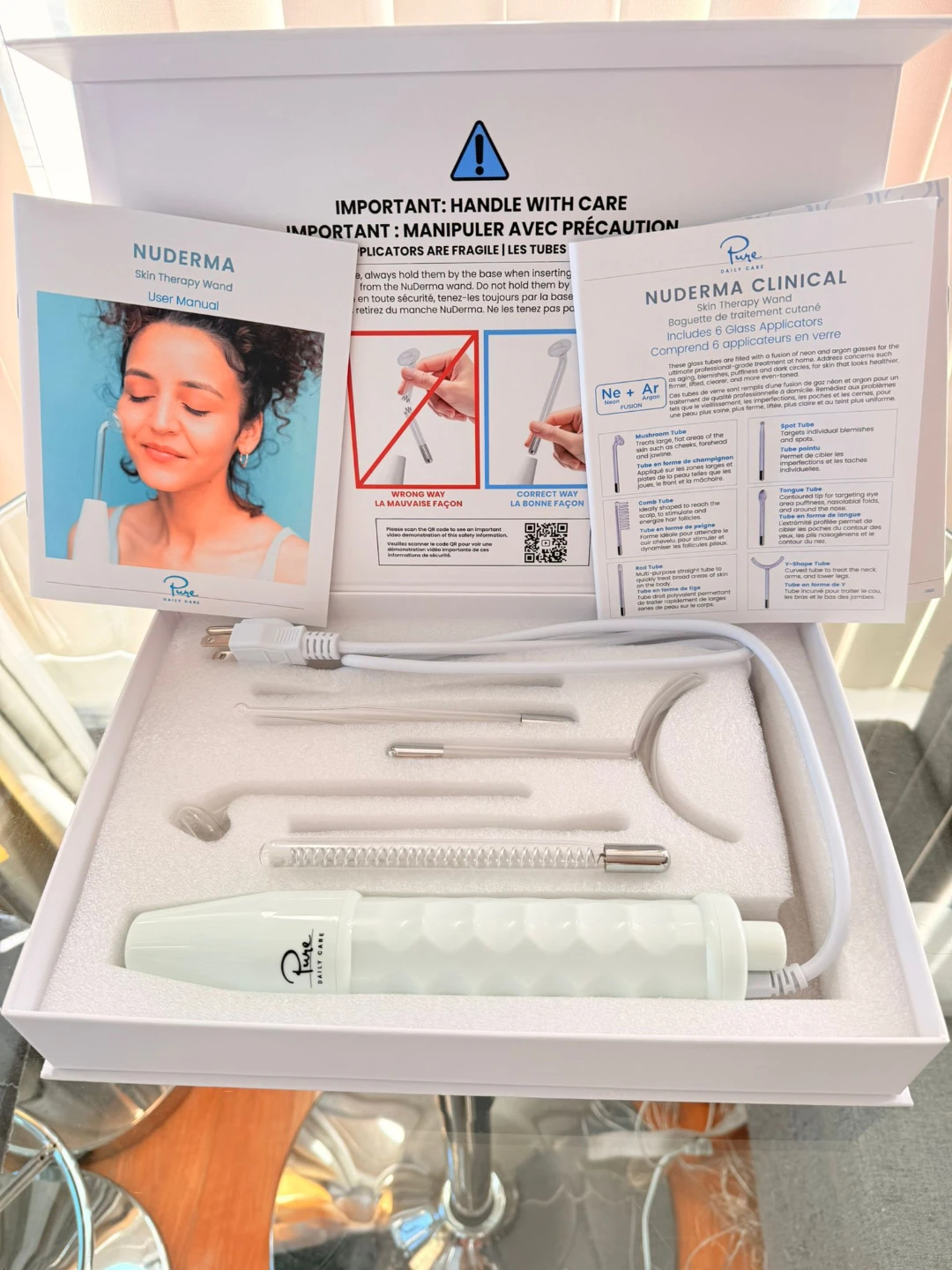 NuDerma Clinical High-Frequency Skin Therapy Wand - photo 3