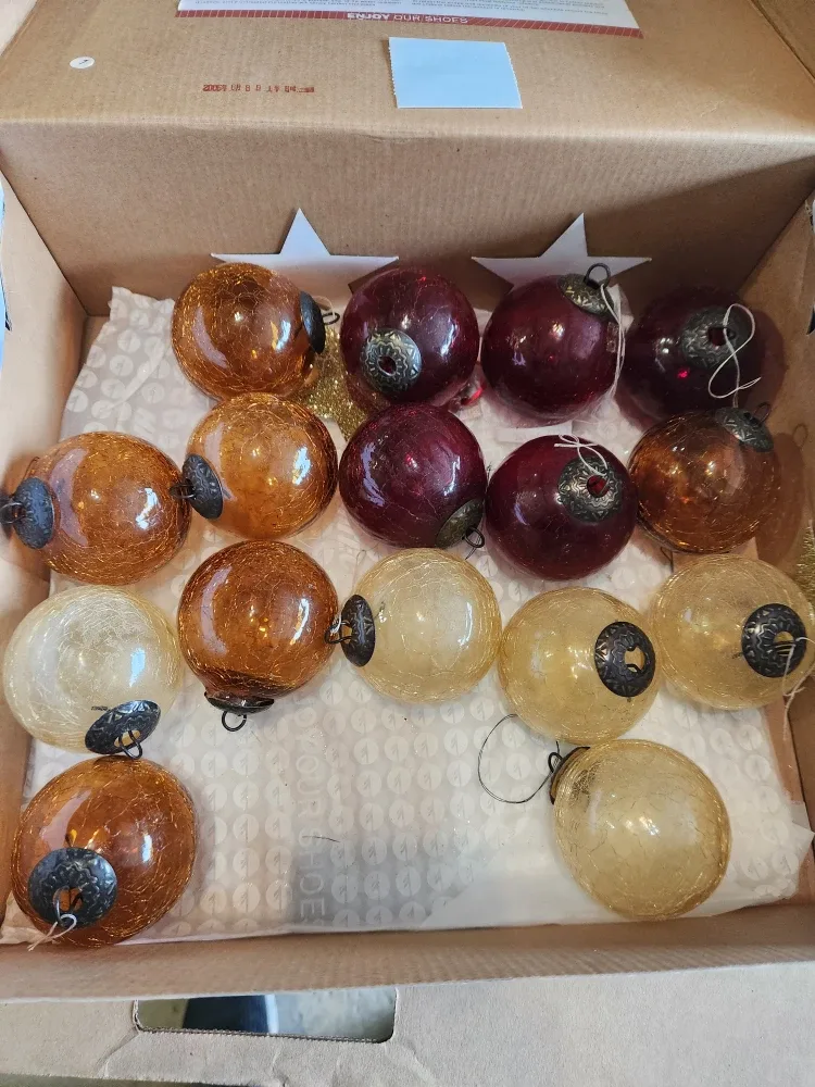 Vintage Glass Christmas Ornaments