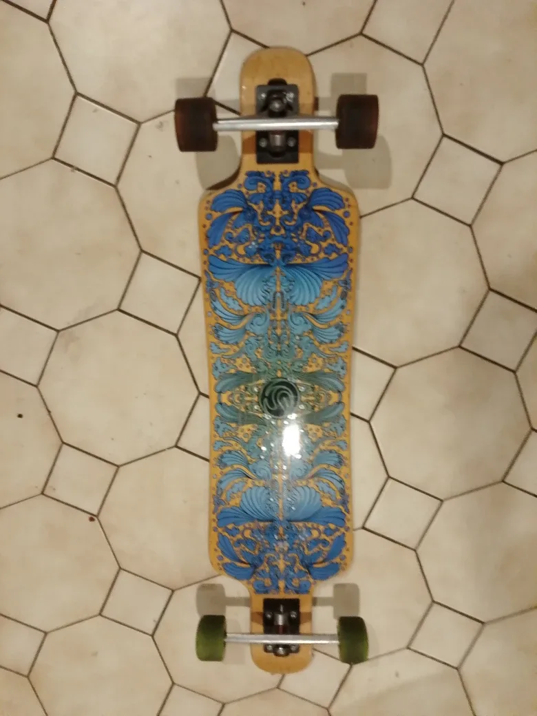 Drop-Through Longboard Skateboard