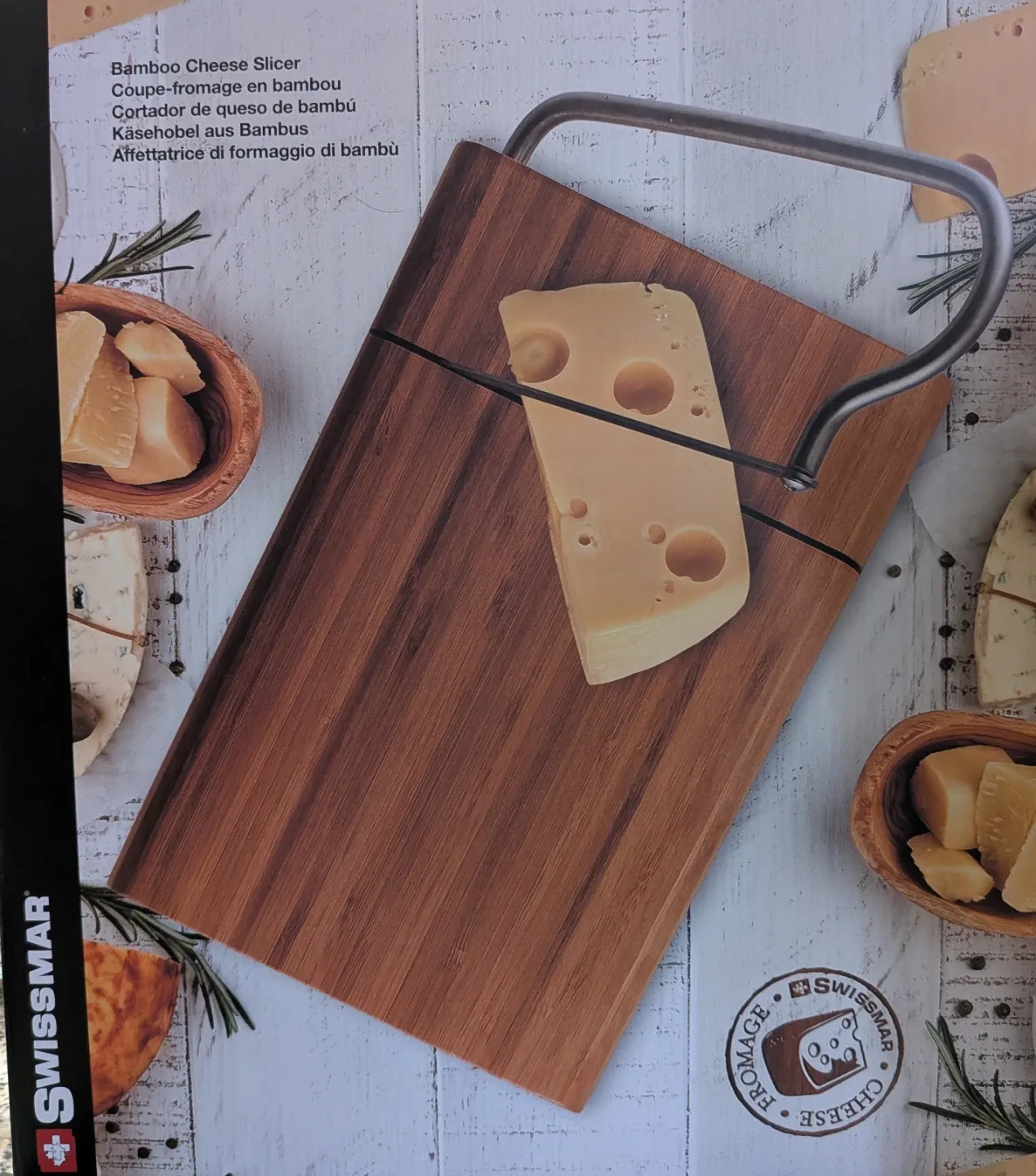 Swissmar Bamboo Cheese Slicer