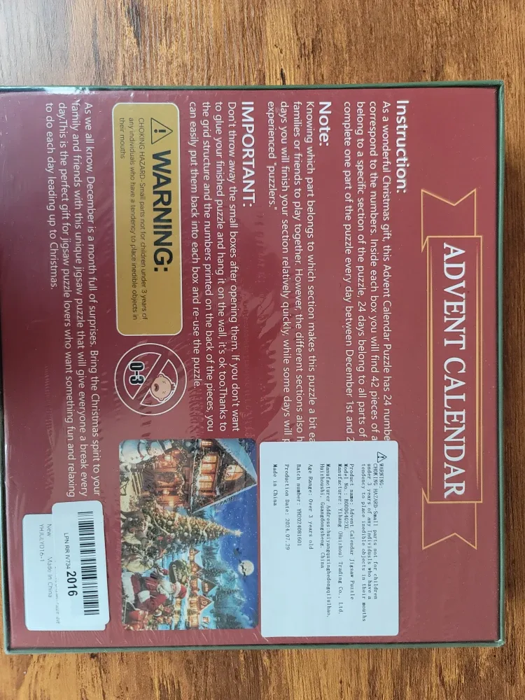 Advent Calendar Jigsaw Puzzle - 1008 Pieces image indicator(4)