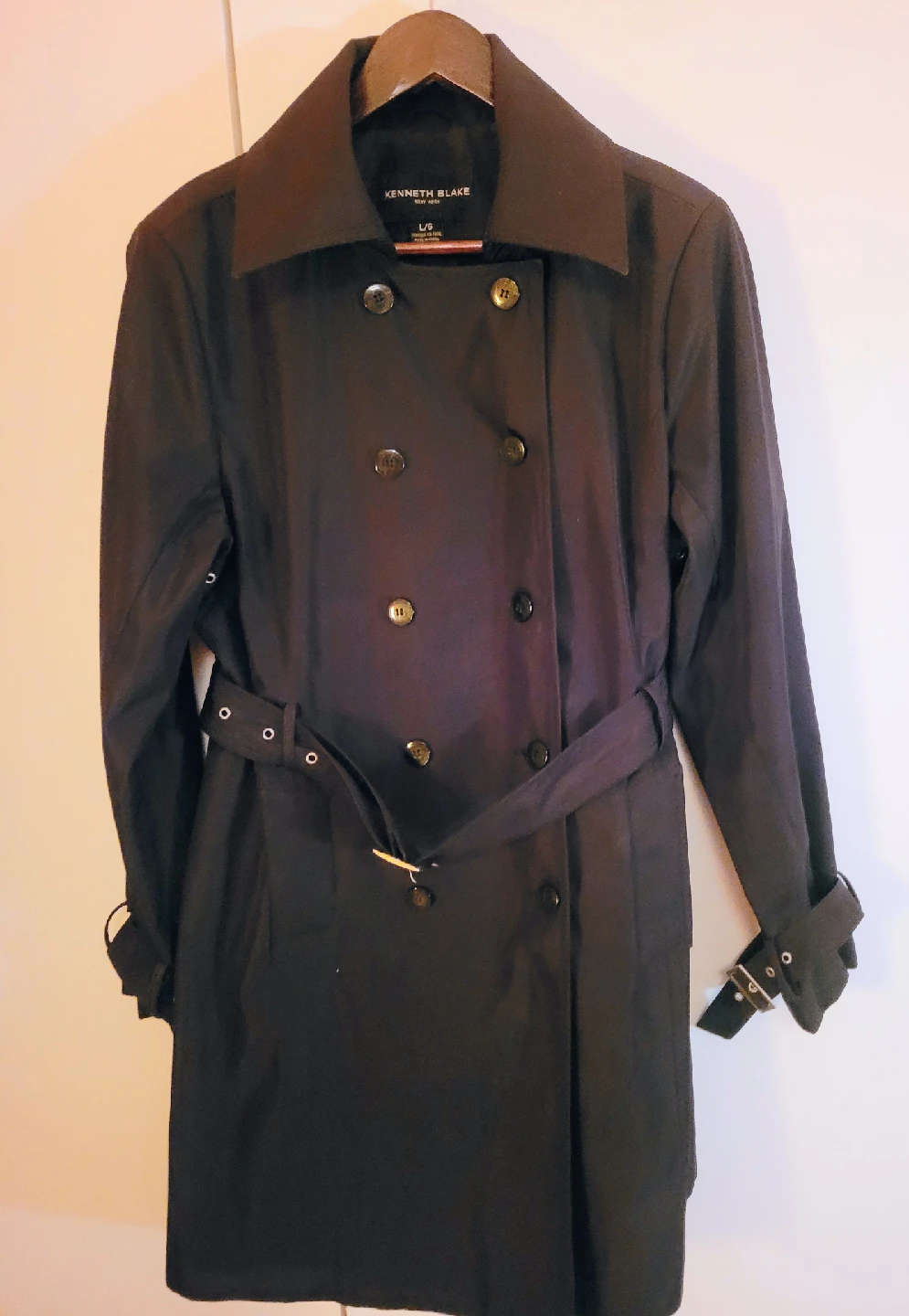 Kenneth Blake women's Trench Coat - Size L🥕