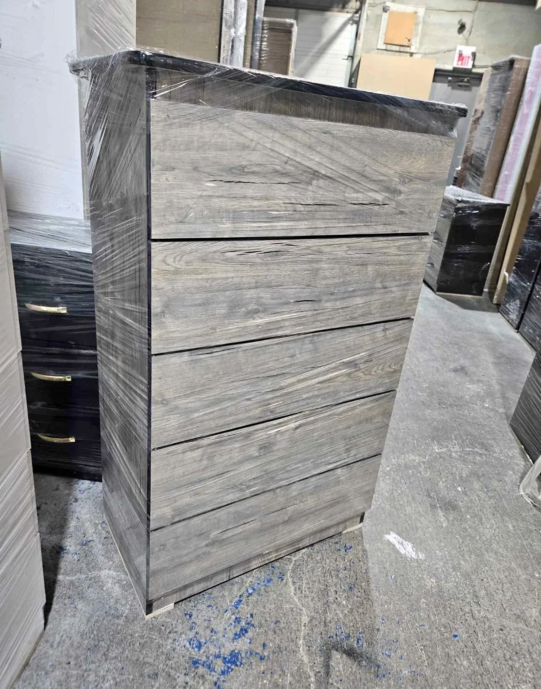 Natural Wood 6-Drawer Chest Dresser image indicator(3)