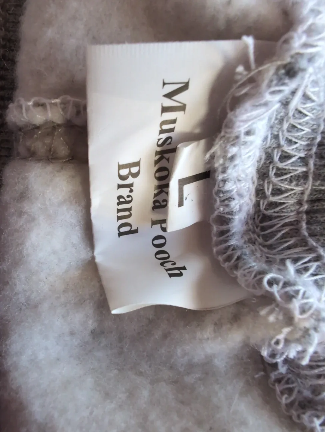 Muskoka Pooch Grey Sweatpants - Size L image indicator(2)