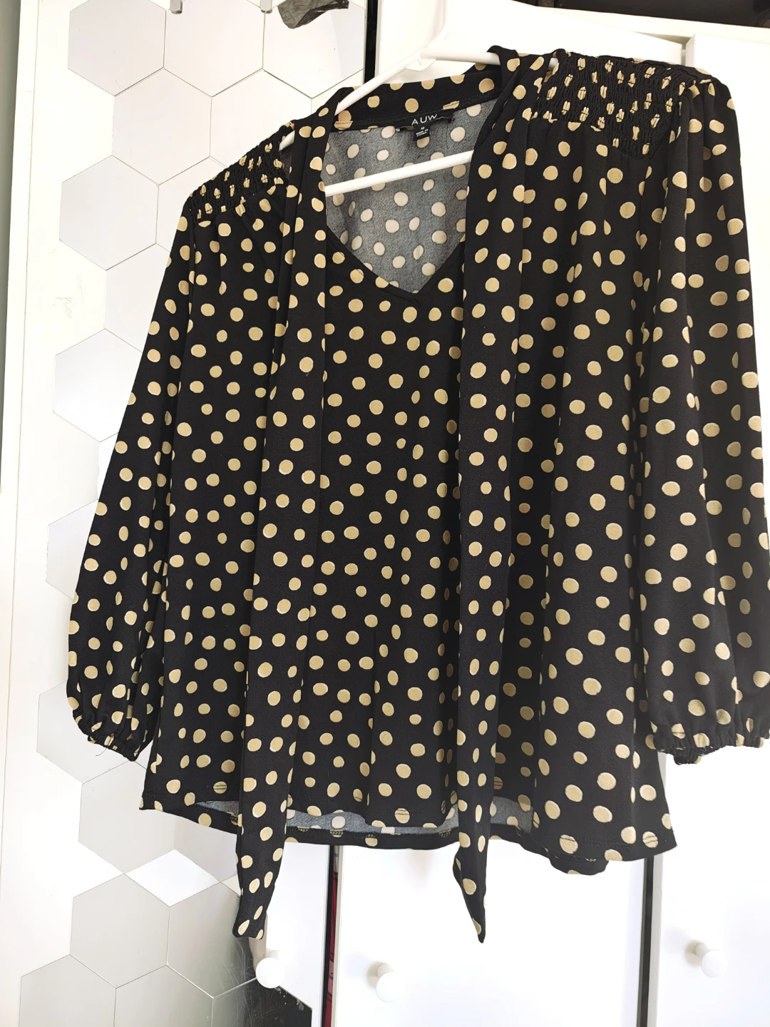 Polka Dot Blouse - Size M