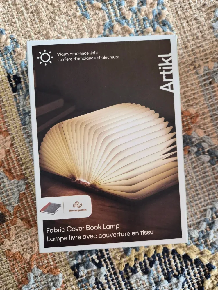 Artikl Fabric Cover Book Lamp