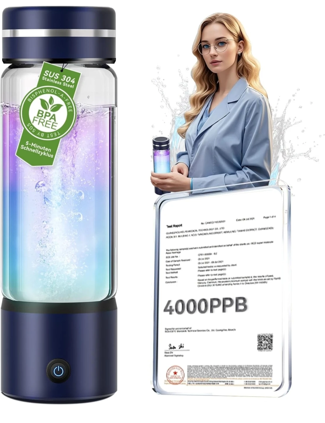 Hydrogen Water Bottle