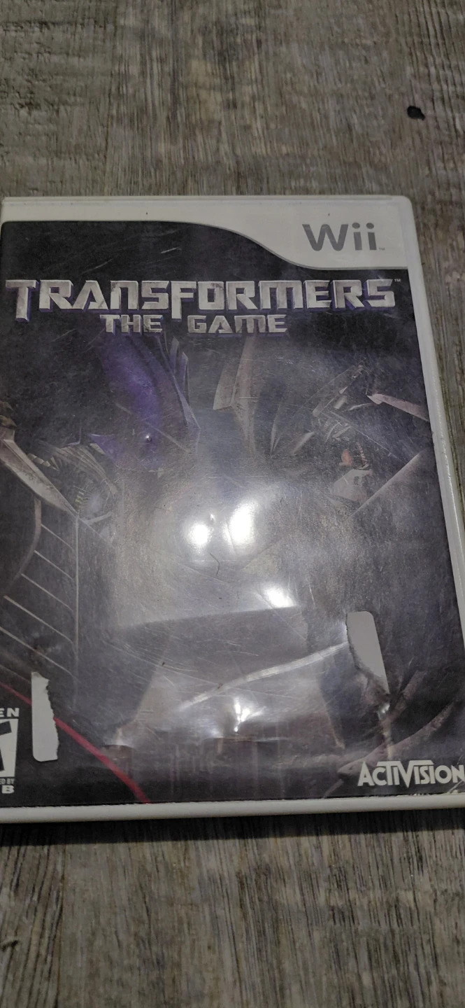 Transformers the game wii