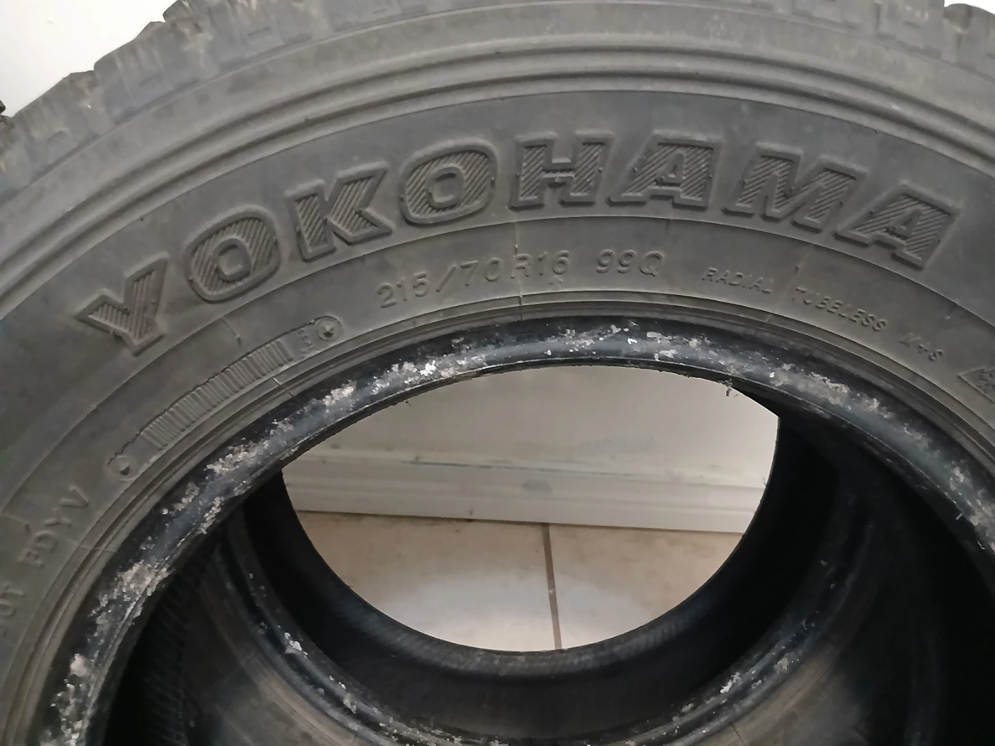 Yokohama 215/70R16 99Q Winter Radial Tires - Set of 4 - photo 4