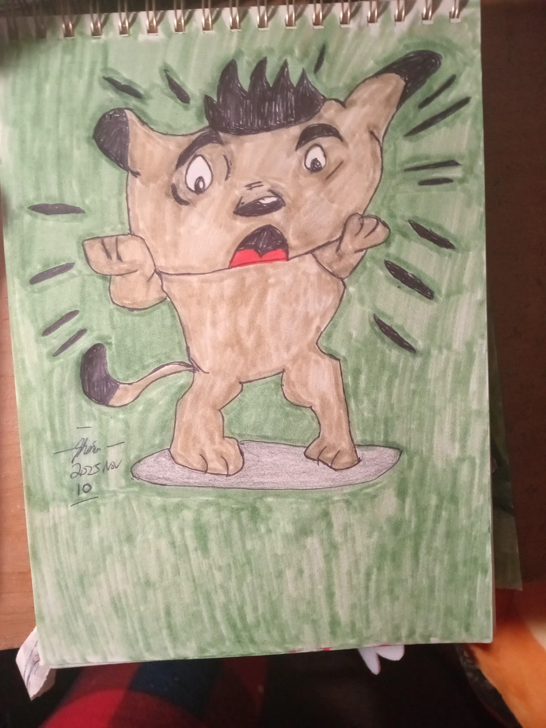 Animated Dog Drawing Illustration By Custom Artist - photo 2