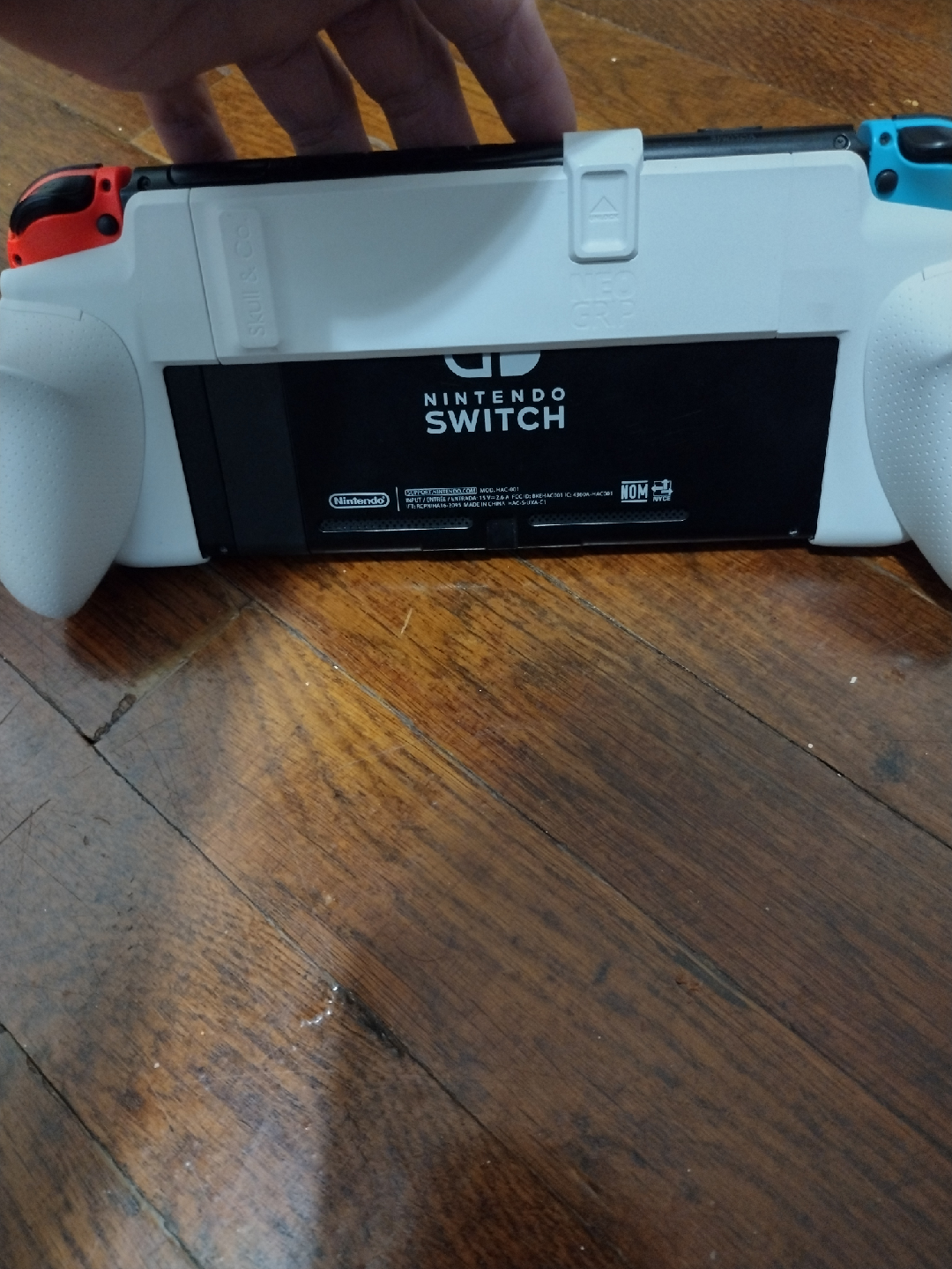 Nintendo Switch with Co Grip and Charger and Pokemon Shield Game - photo 3