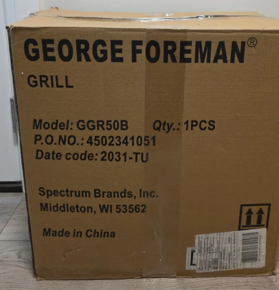 George Foreman GGR50B Grill - Open Box image indicator(2)