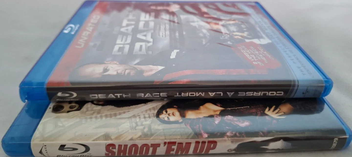 Death Race & Shoot 'Em Up Blu-ray Discs