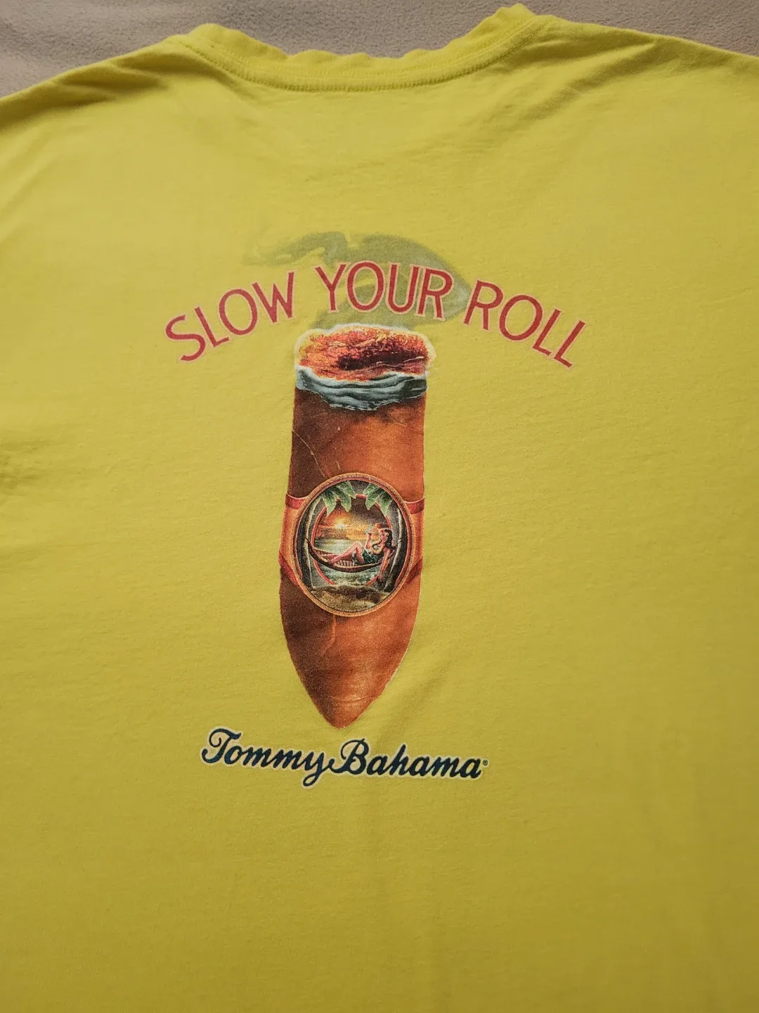Tommy Bahama Yellow T-Shirt XXL🥕 image indicator(2)