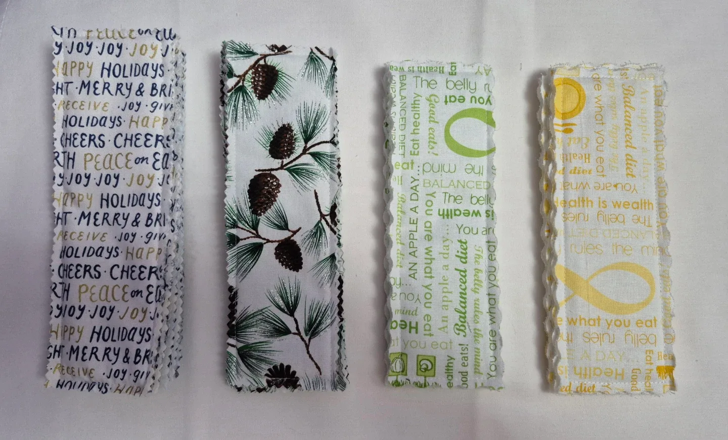 Handmade Fabric Bookmarks - Assorted Designs