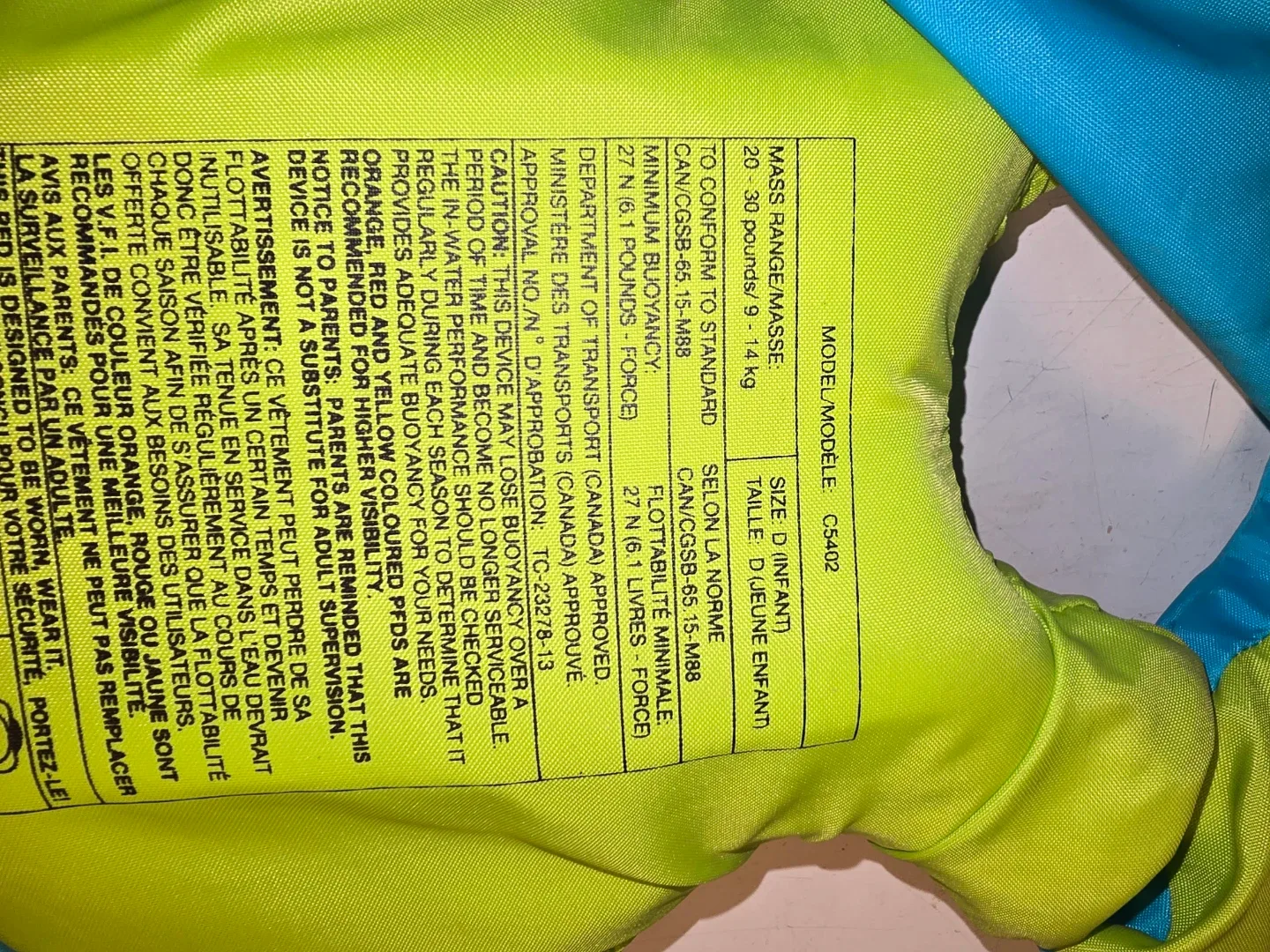 Infants Life Jacket - Stearns image indicator(5)