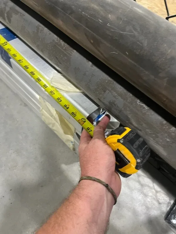 2"x1/8"x8' square aluminum for trade of like material in steel image indicator(3)