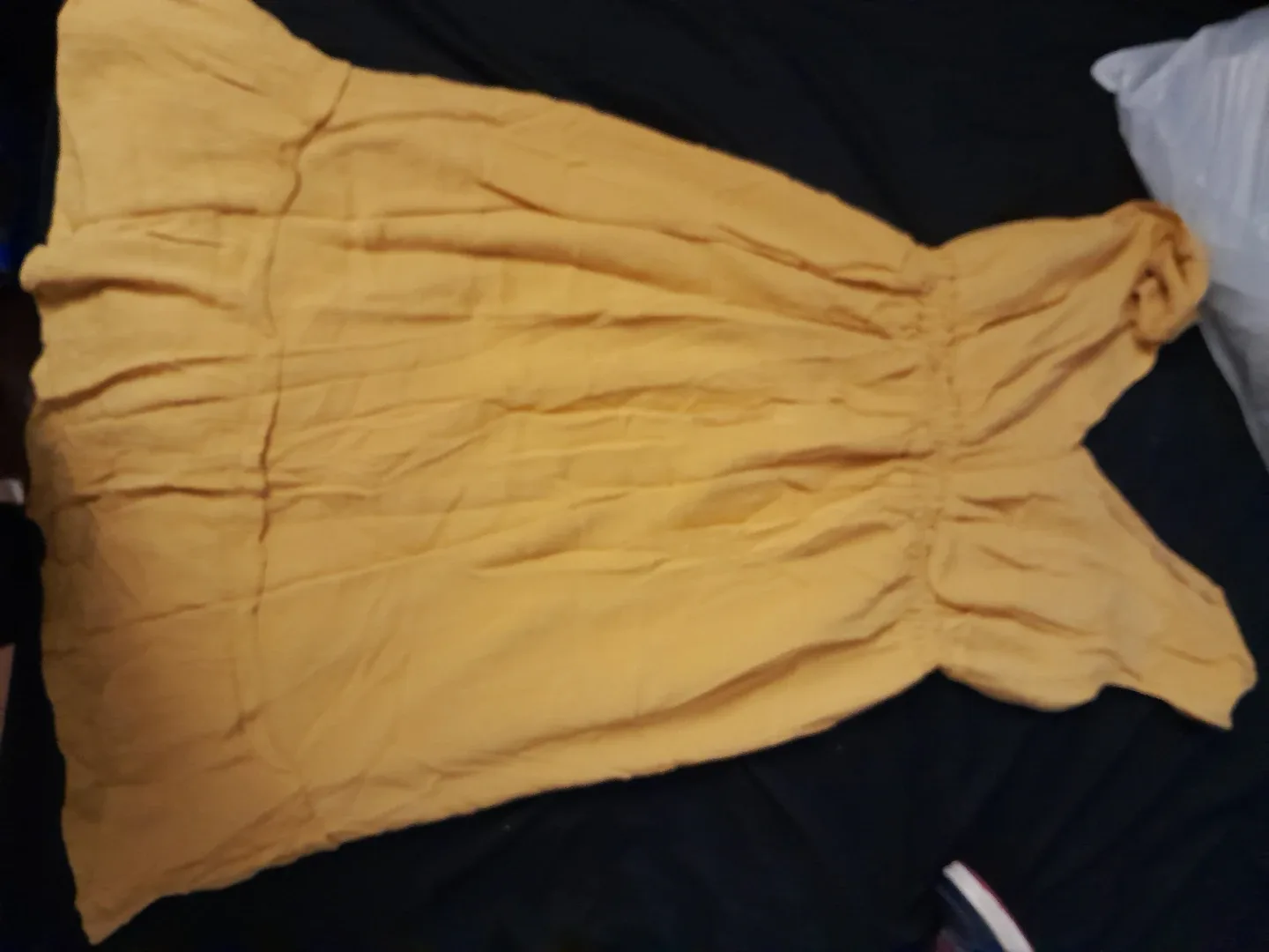 Lavon XS Dress - Mustard Yellow thumbnail