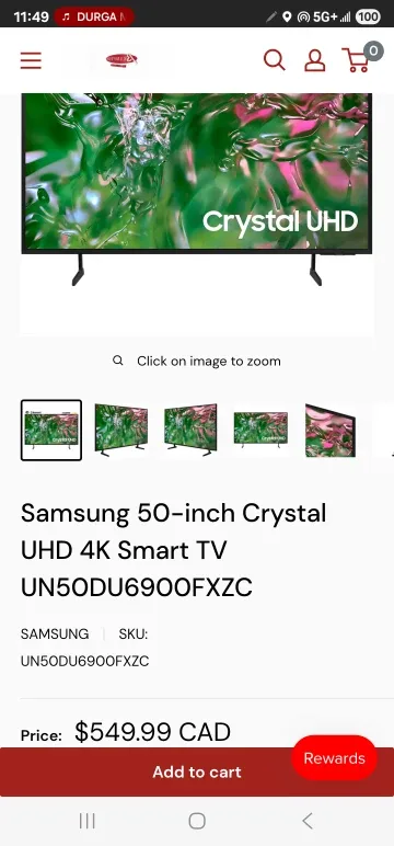 NOT NEGOTIABLE! 2024 CRYSTAL UHD TV SMART TV!! FIRM PRICES