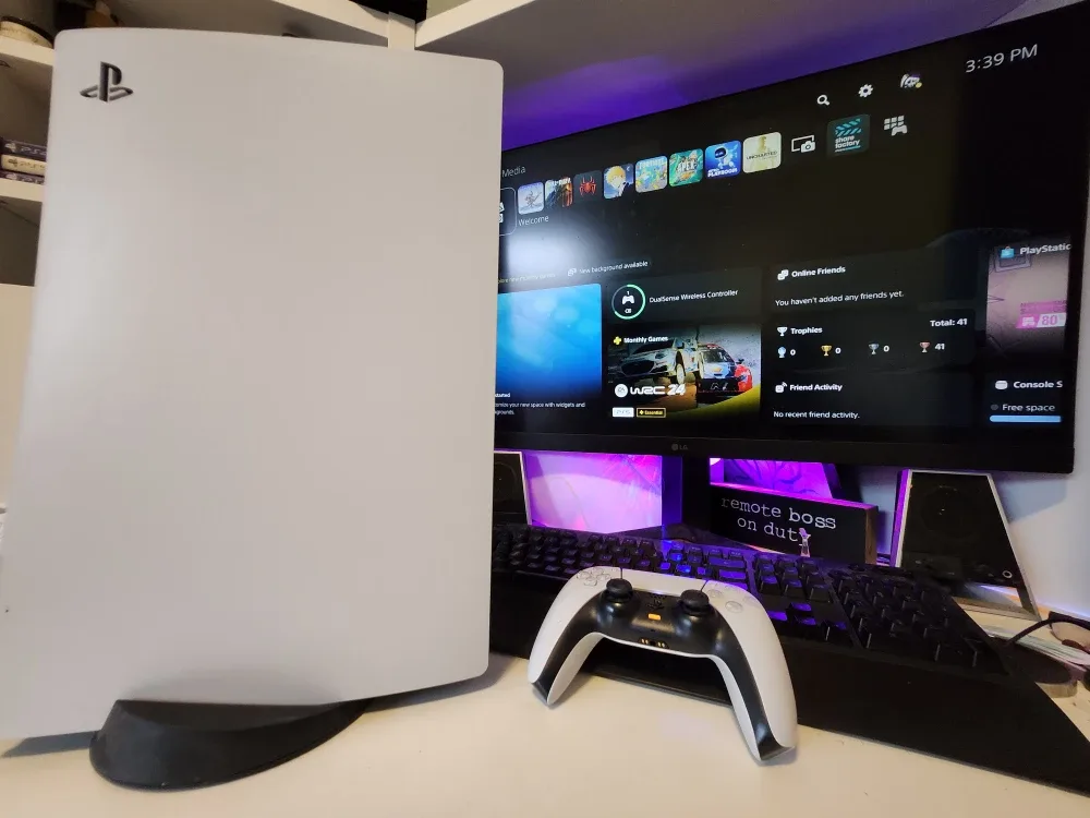 PlayStation 5 Console (Disk, 1TB) with Games & Controller