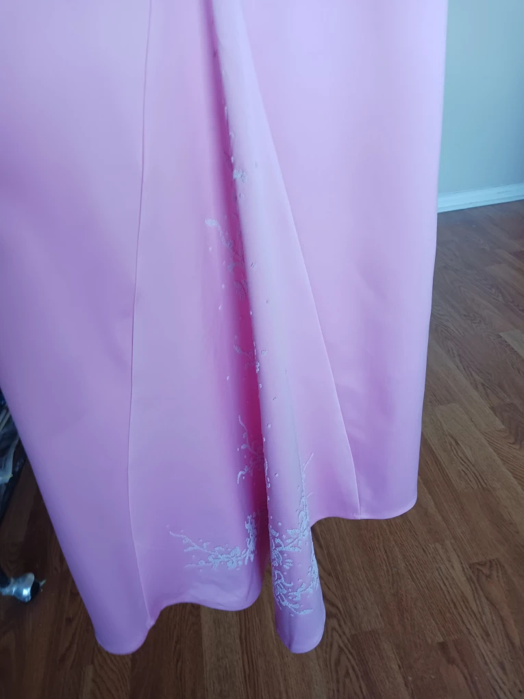 Pink One-Shoulder Formal Dress - photo 4