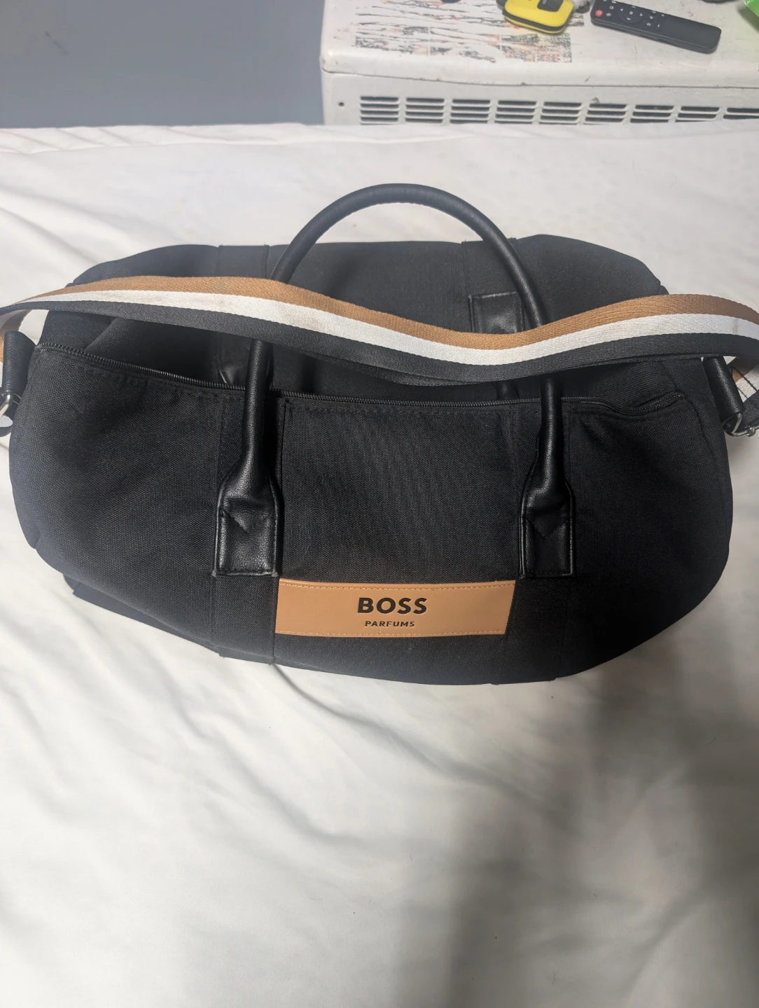 BOSS Parfums Black Duffle Bag