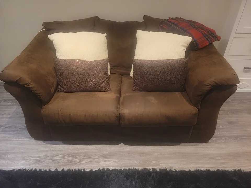 Brown Loveseat Sofa- $200 OBO