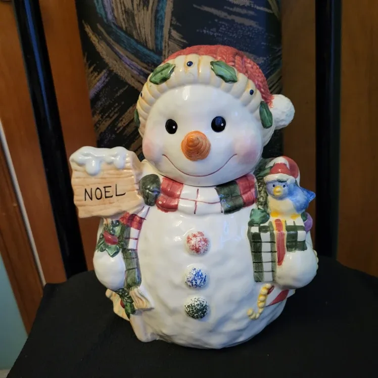 Snowman Cookie Jar thumbnail