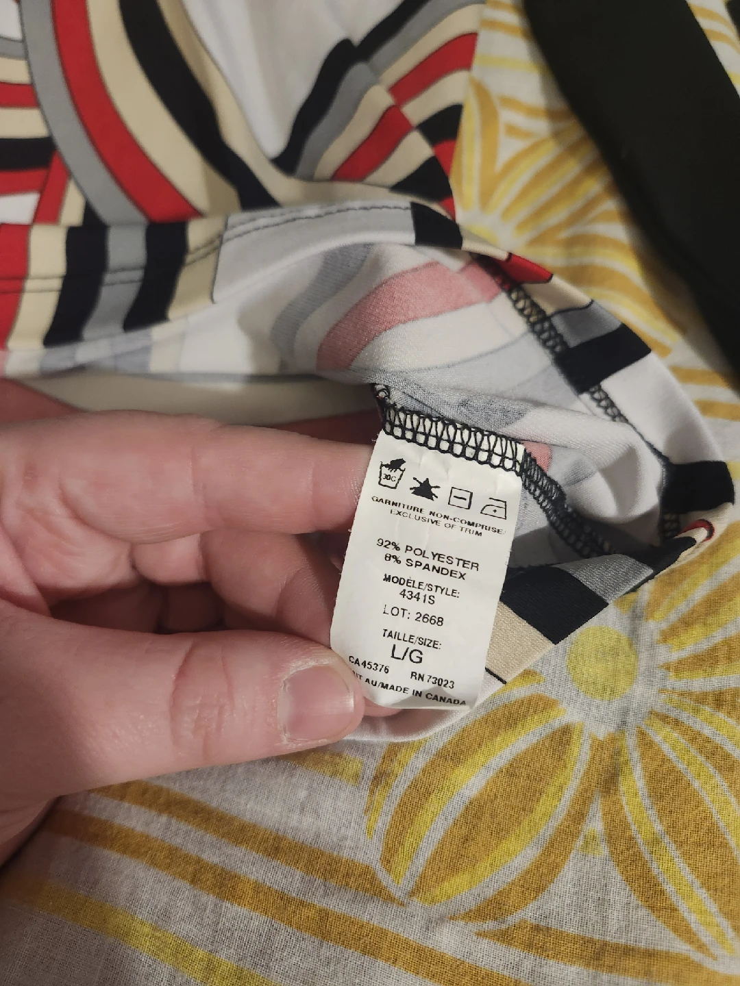 2000s White and red swirly striped babydoll blouse - photo 4