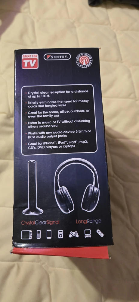 Sentry Wireless Headphones with Transmitter HW701 - photo 3