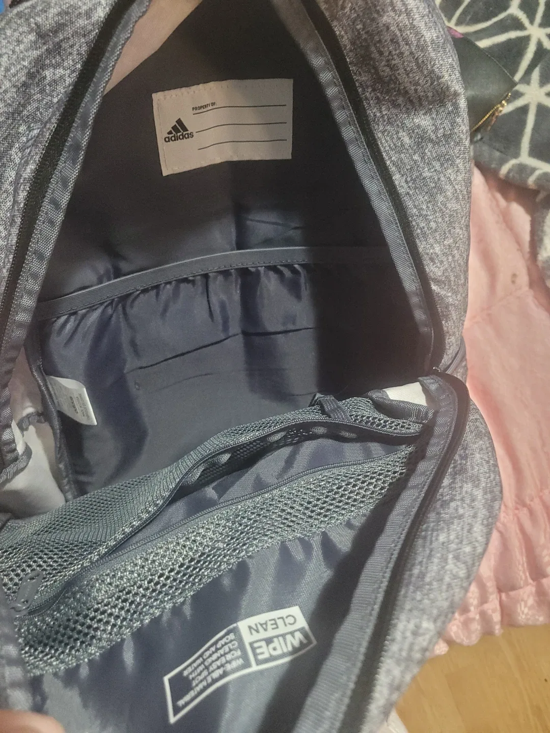Adidas Backpack - Grey & Black image indicator(3)