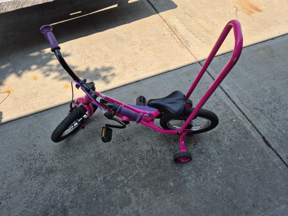 Pink Kids' Training Bike thumbnail