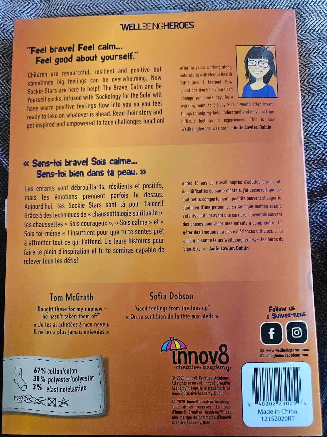 Wellbeing Heroes Sockie Stars - Socks with Capes image indicator(2)