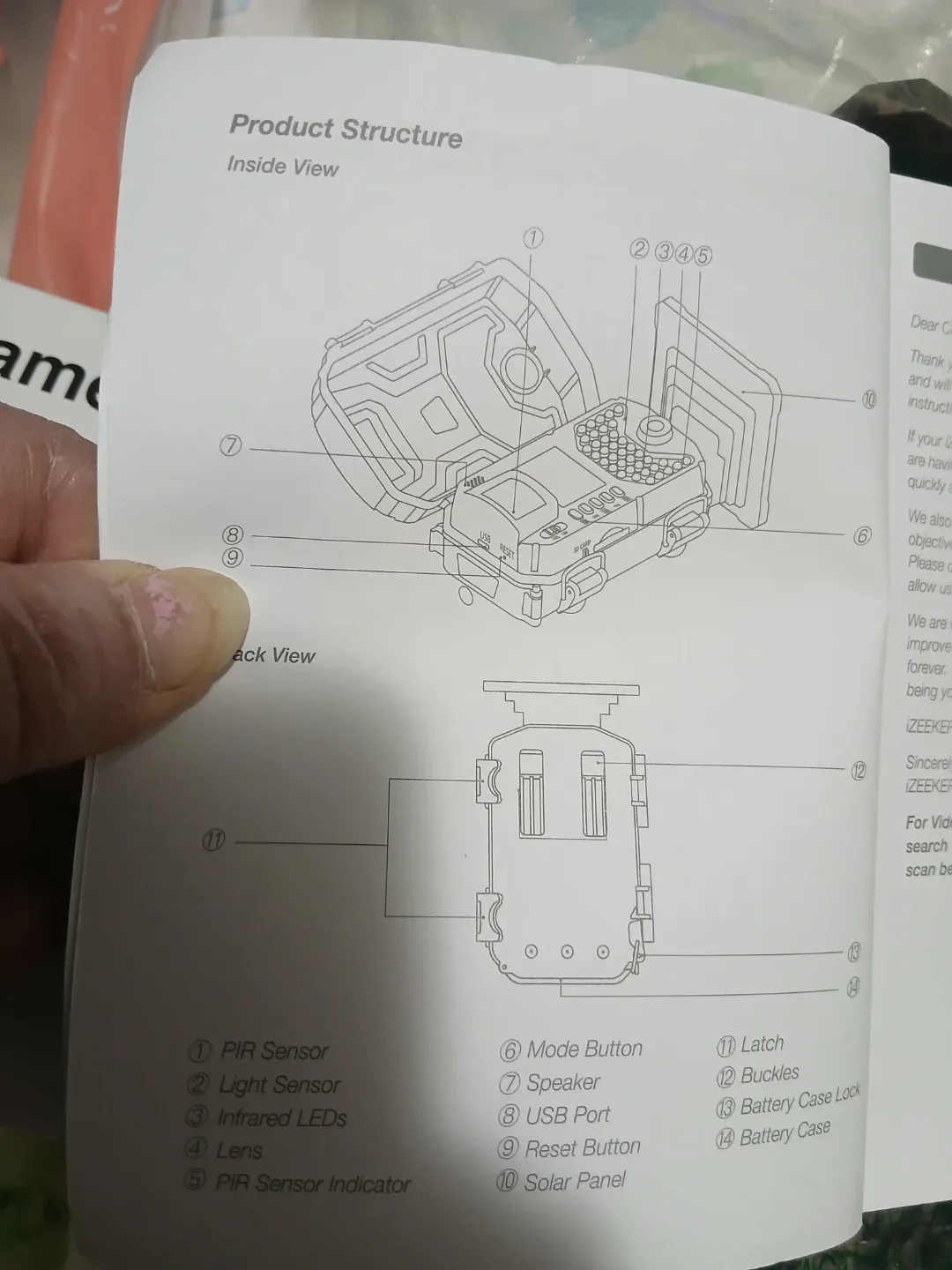 New iZEEKER Trail Camera 2.7K/1520P 30fps 36MP image indicator(10)