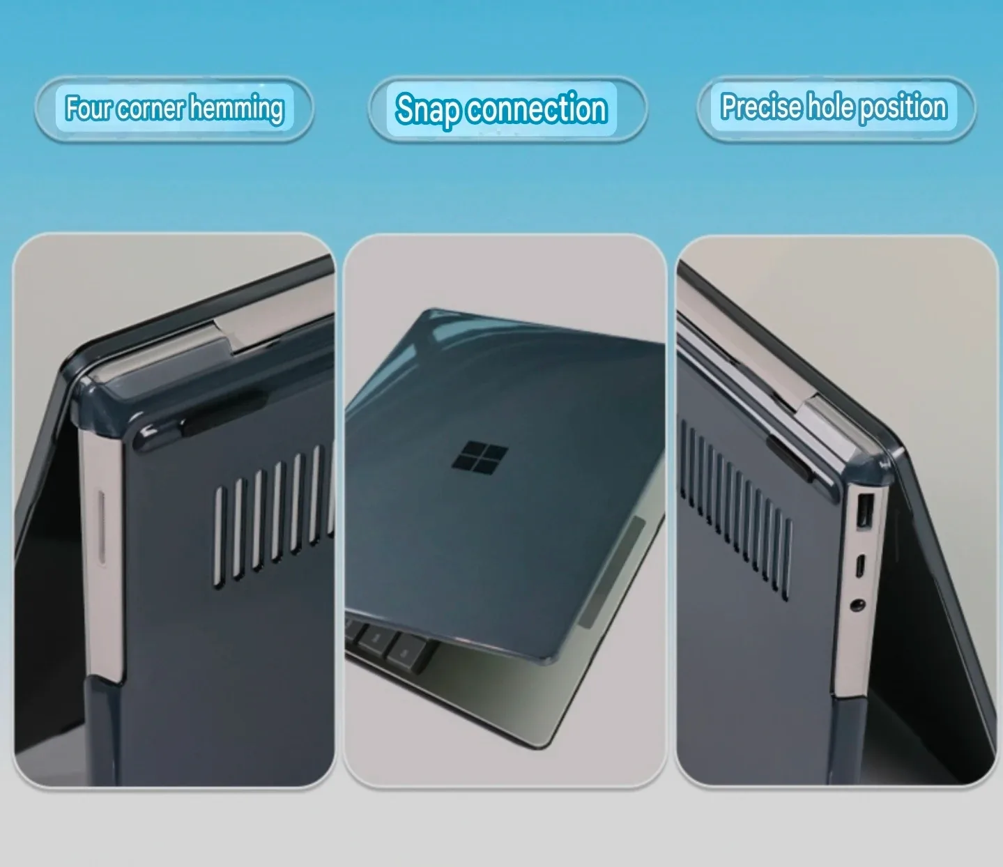 Microsoft Surface Laptop Go Frosted Protective Case image indicator(4)