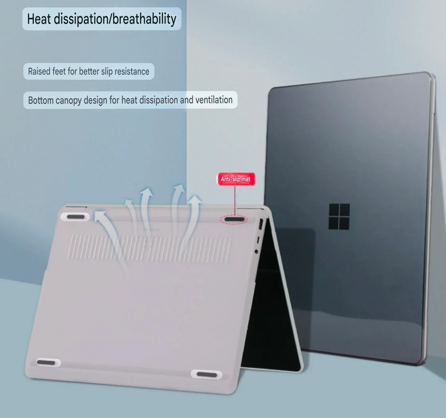 Microsoft Surface Laptop Go Frosted Protective Case image indicator(5)